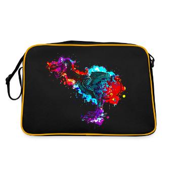 Dodo - An extinct flightless bird - Retro Bag - black/gold - Back