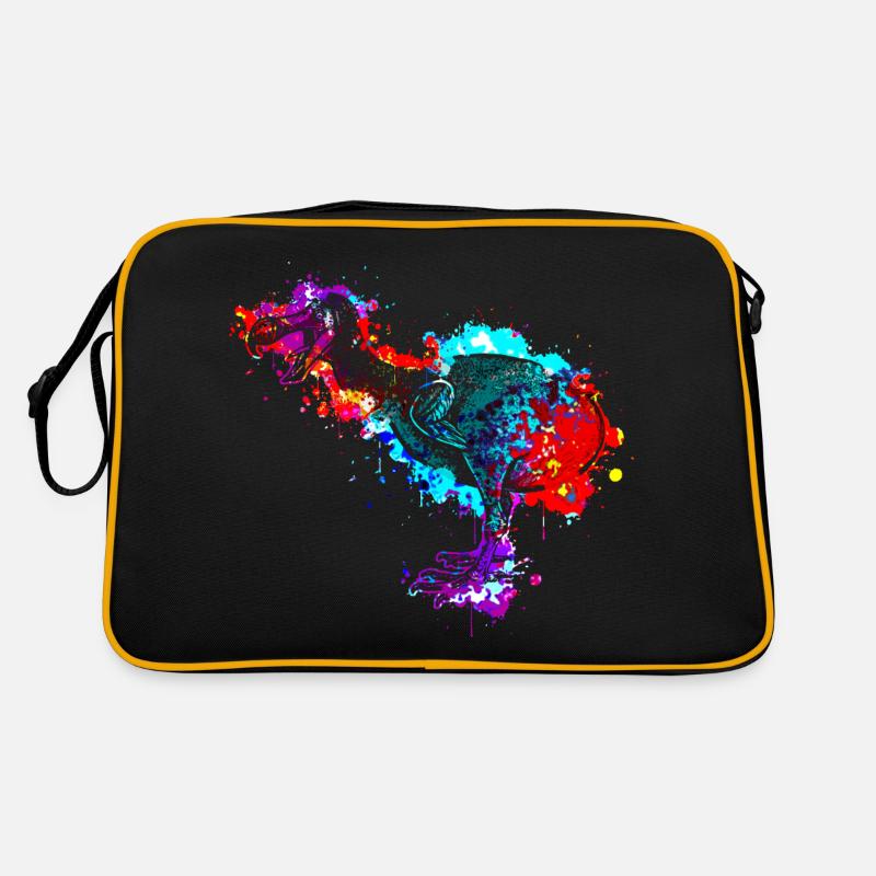 Dodo - Ein ausgestorbener flugunfähiger Vogel Retro Tasche