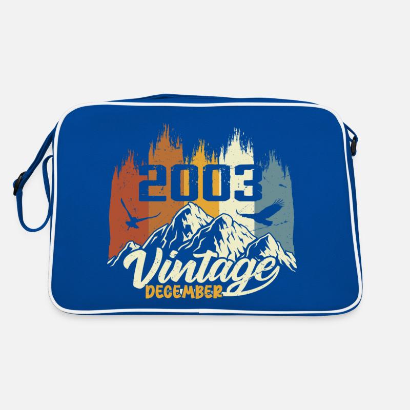 Geburtstagsgeschenk geboren im Dezember 2003 Retro Tasche