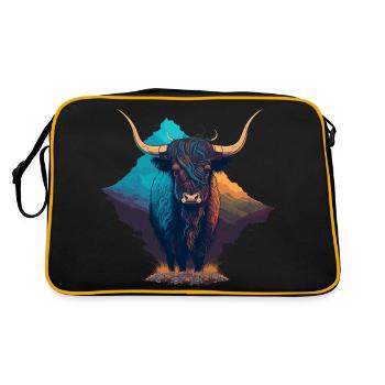 Colorful Yak - Retro Bag - black/gold - Back