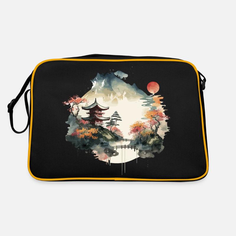 Coucher de soleil Sac Retro