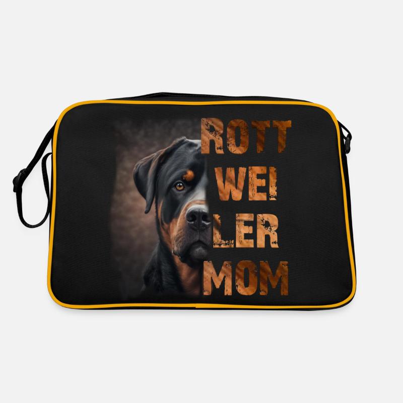 Rottweiler Retro Tasche