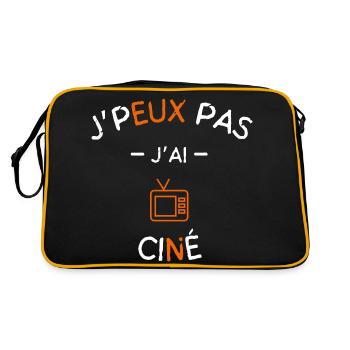 J peux pas j ai Ciné - Sac Retro - noir/or - Dos