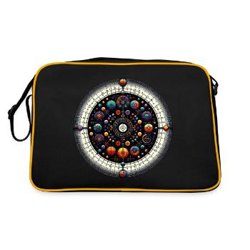 Mystic Zodiac Celestial Sphere - Retro Bag - black/gold - Back