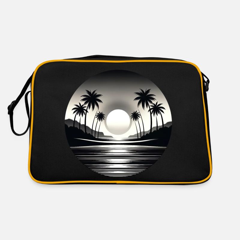 Tropical Moonlight Escape Retro Bag