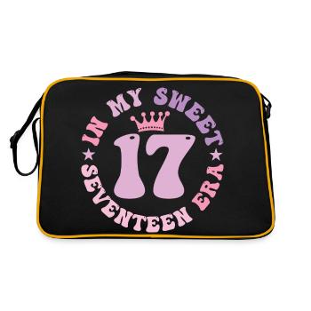 In My Sweet Seventeen Era 17th Birthday 17th - Retro Bag - black/gold - Back
