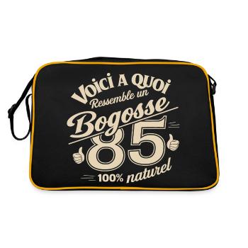 85-year-old bogosse - Retro Bag - black/gold - Back