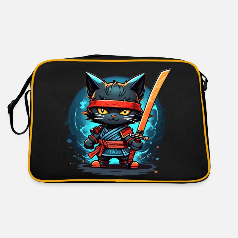 Ninja Cat #8 Retro Bag