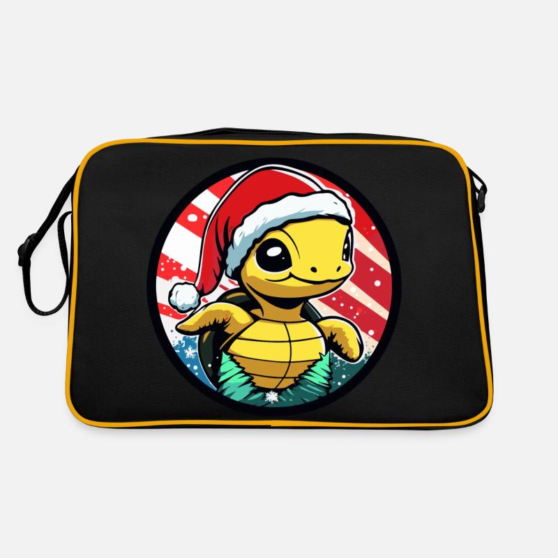 Turtle Christmas Animal Retro Bag