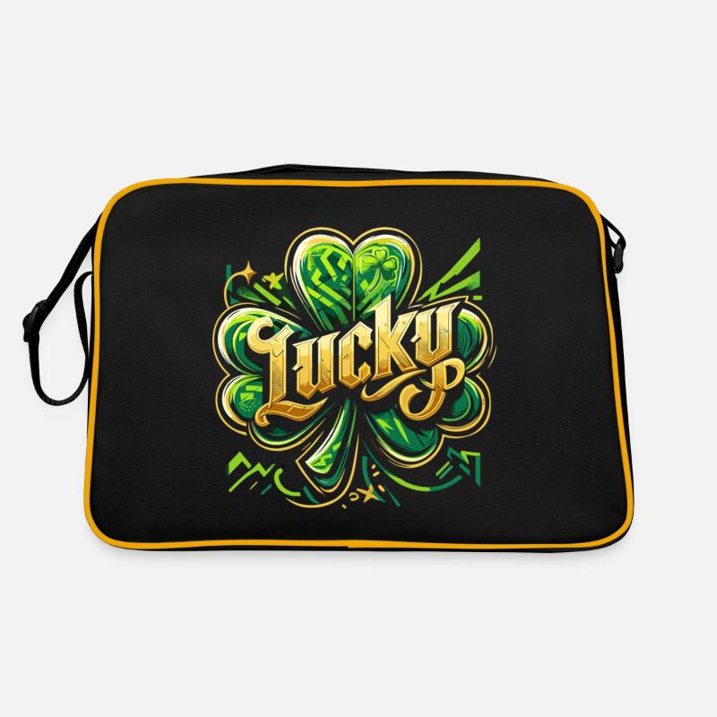 Trèfle de la Saint-Patrick Happy Gift Sac Retro