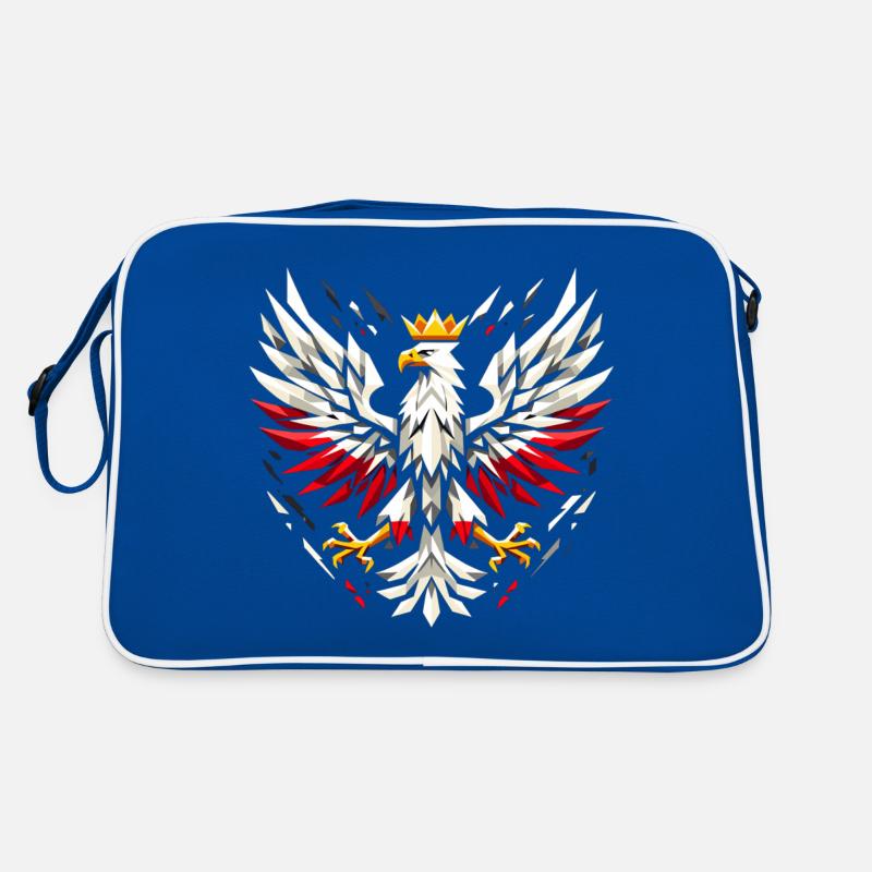 Pologne Polska Aigle Drapeau Géométrie Cadeau Sac Retro