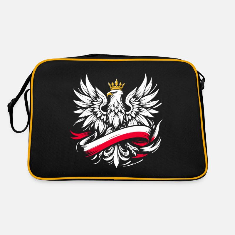 Poland Polska Eagle Flag Flag Gift Retro Bag
