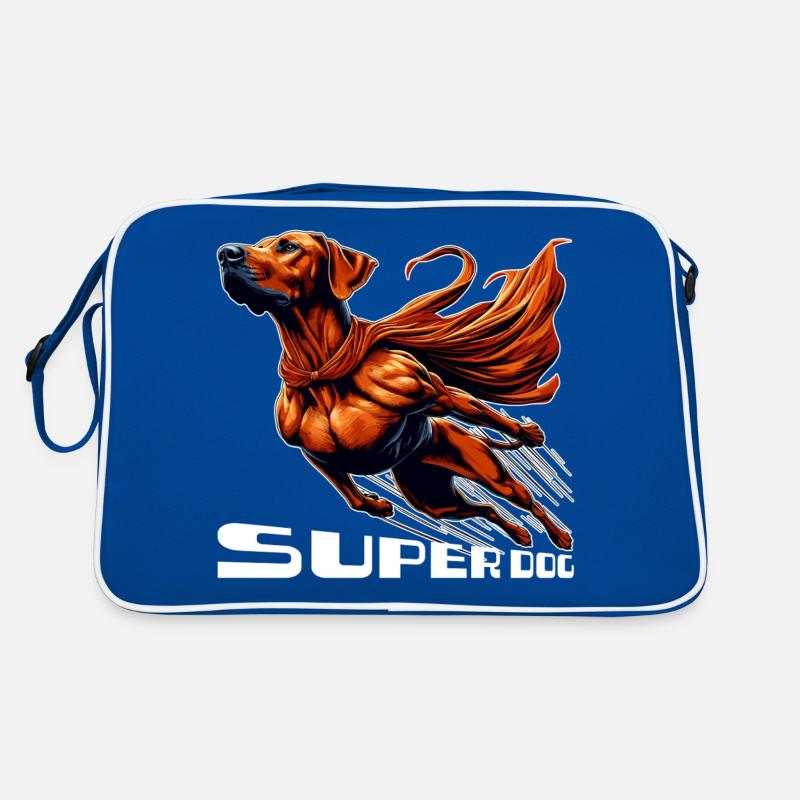 Super Hund Rhodesian Ridgeback RR Ridgie Geschenk Retro Tasche