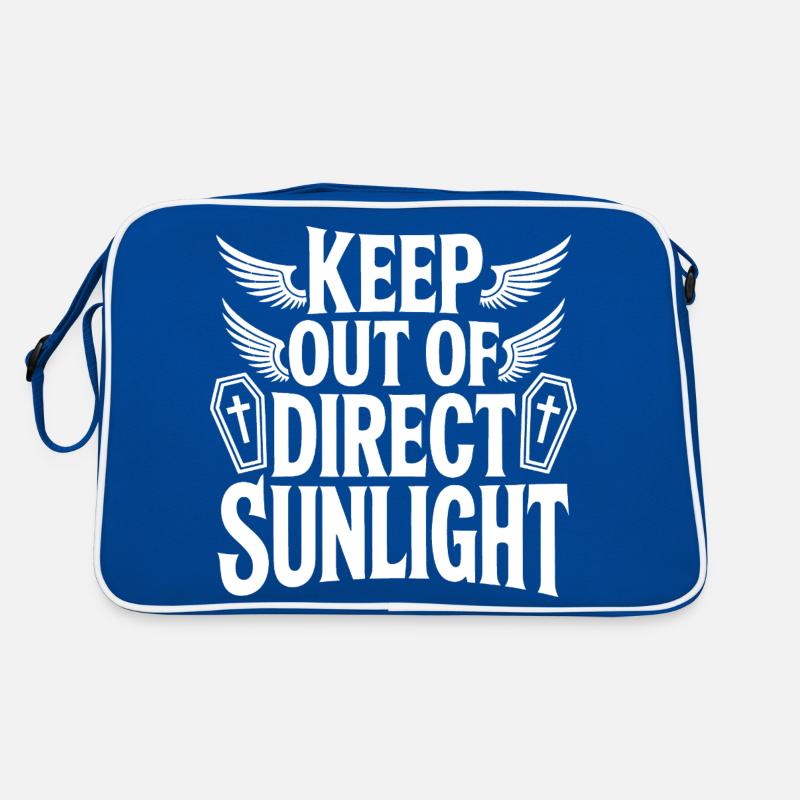 Keep out of direct sunlight! Vampire Goth Emo Retro Tasche