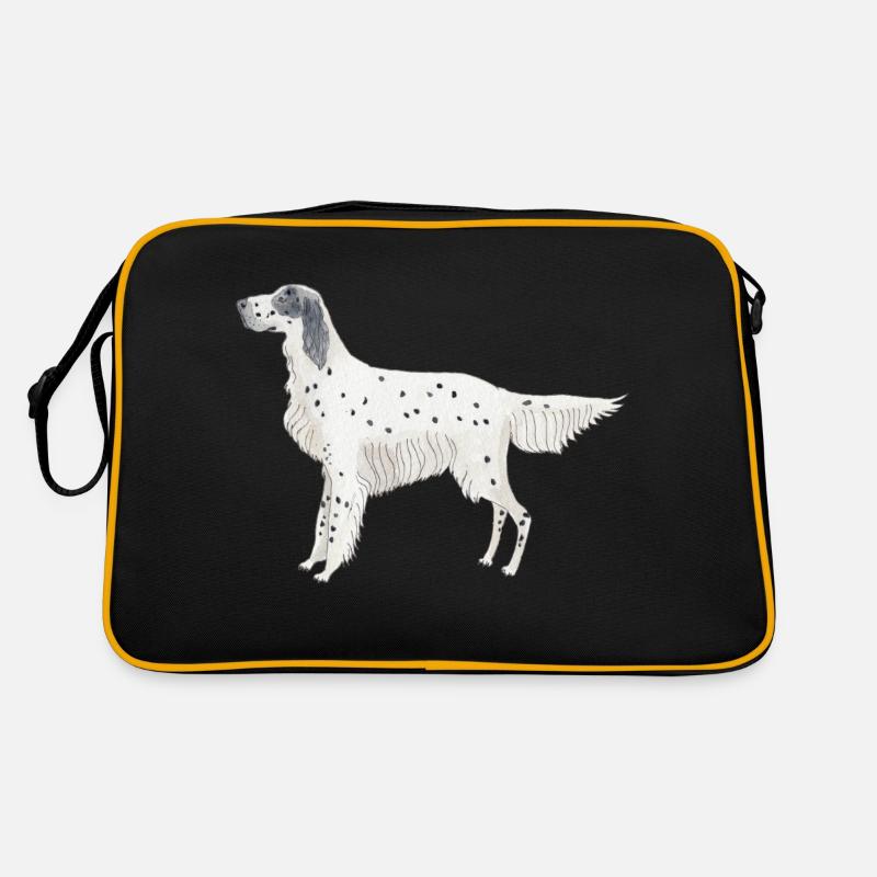 Setter anglais Chiens drôles Sac Retro