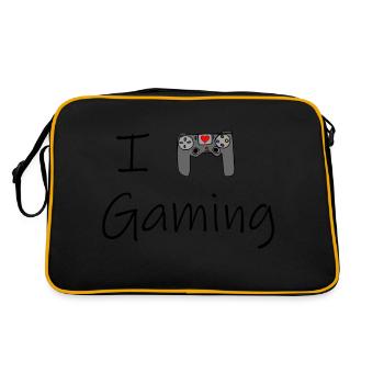 J’adore les jeux - Sac Retro - noir/or - Dos