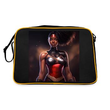 Super-héroïne 2.0 - Sac Retro - noir/or - Dos