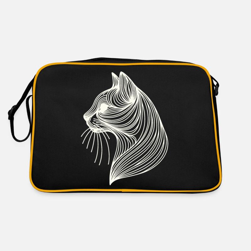 Chat courbé Sac Retro