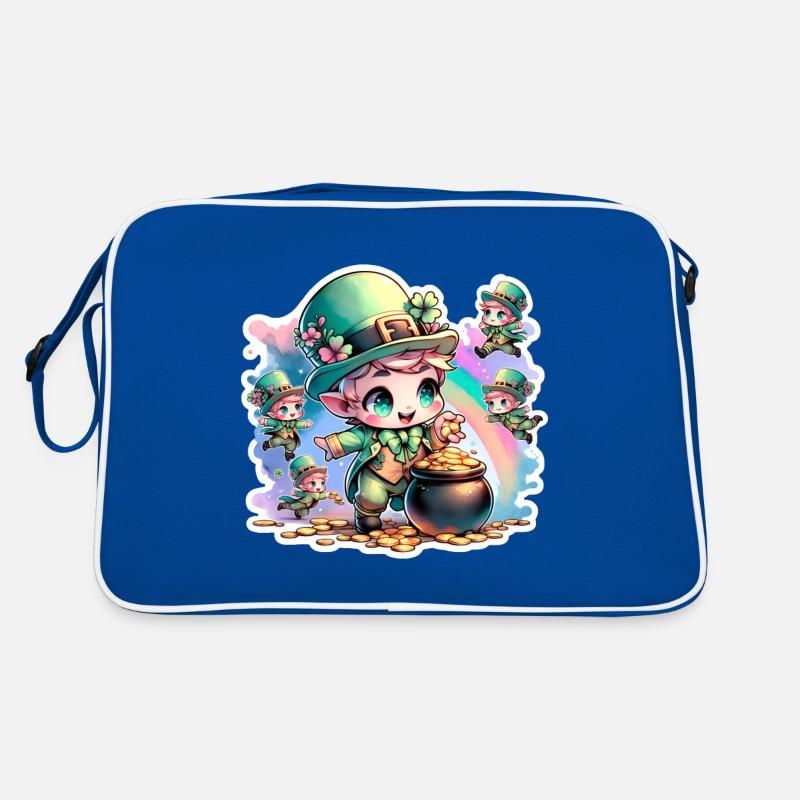 St. Patrick's Day Chibi Kobolde Retro Tasche
