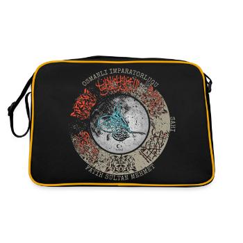 Fatih Sultan Mehmet - Retro Tasche - Schwarz/Gold - Hinten