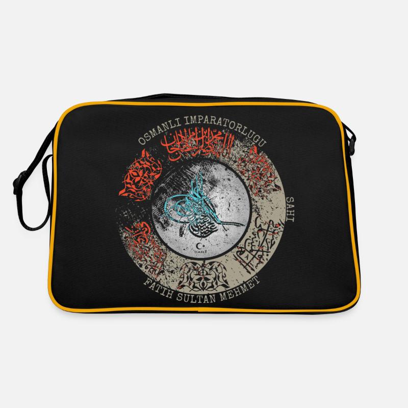 Fatih Sultan Mehmet - Retro Tasche - Schwarz/Gold