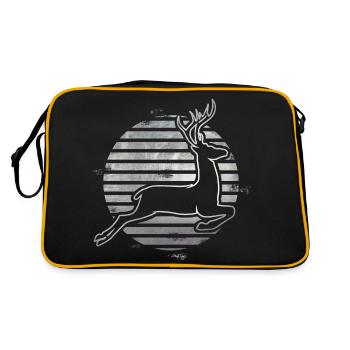 Chevreuil - Sac Retro - noir/or - Dos