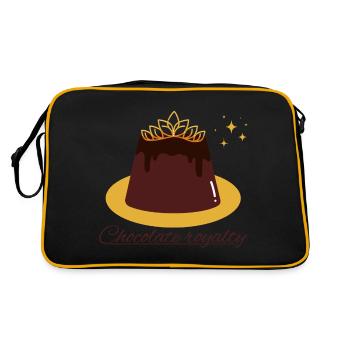La royauté du chocolat - Sac Retro - noir/or - Dos