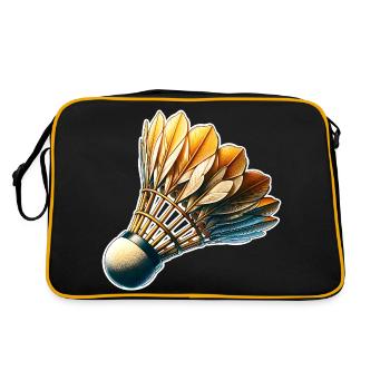 Badminton - Sac Retro - noir/or - Dos