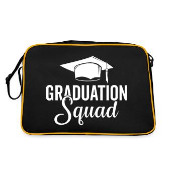Graduation Squad College Friends School Grad 2022 - Retro Bag - black/gold - Back