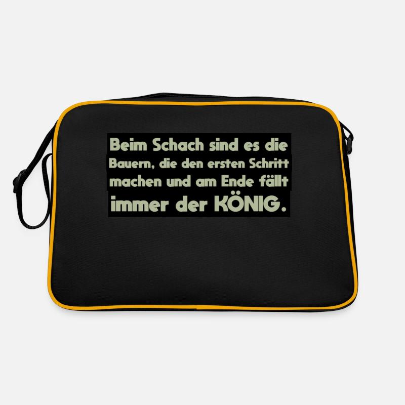 Bauer Spruch Retro Tasche