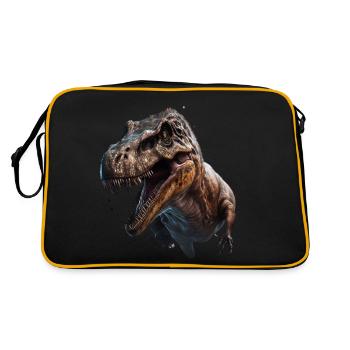 Les rêves de Dino deviennent réalité : le T-Rex - Sac Retro - noir/or - Dos