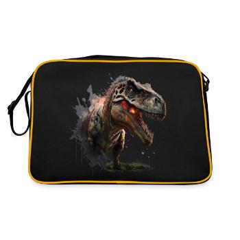 Un vrai Dino King : le T-Rex en action - Sac Retro - noir/or - Dos