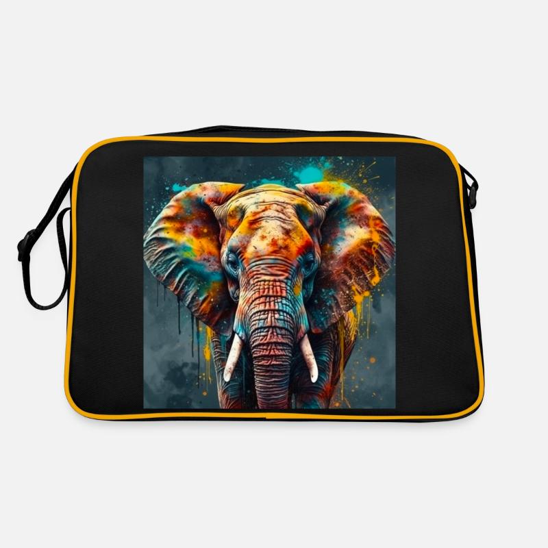 L'ÉLÉPHANT MAJESTEUX Sac Retro
