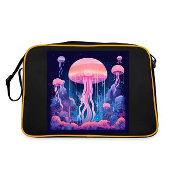 MEDUSE DESIGN ART - Sac Retro - noir/or - Dos