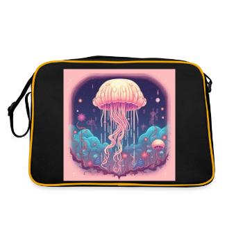 MEDUSE DESIGN ART - Sac Retro - noir/or - Dos