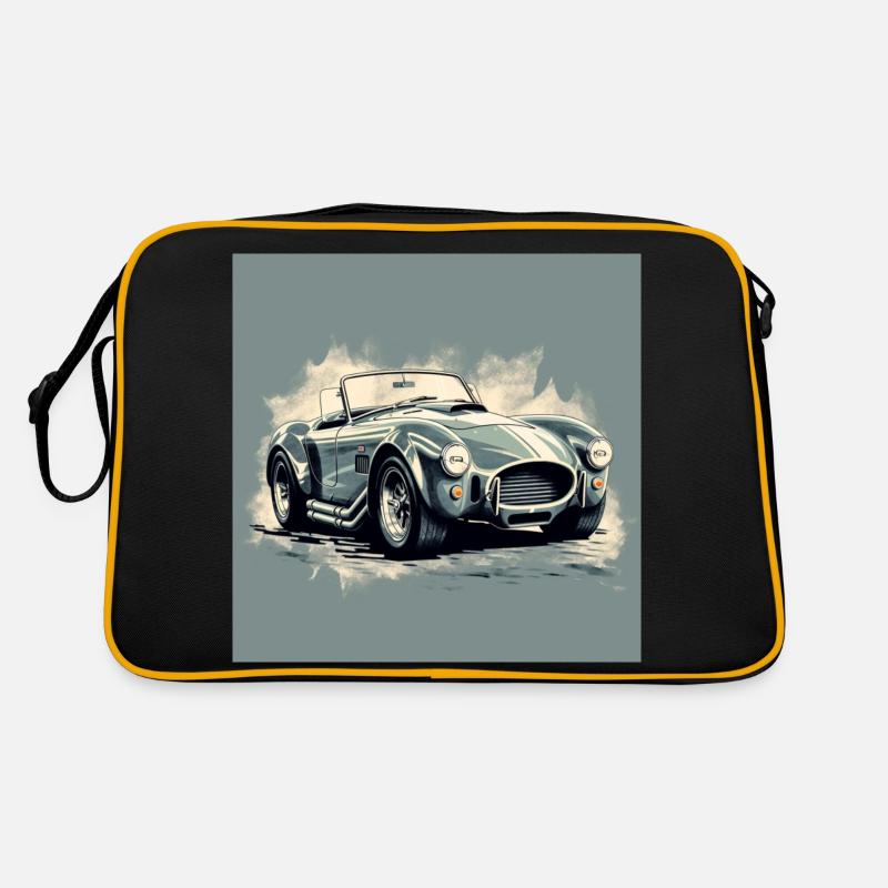 AC COBRA KOLLEKTION - Retro Tasche - Schwarz/Gold