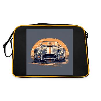 AC COBRA KOLLEKTION - Retro Tasche - Schwarz/Gold - Hinten
