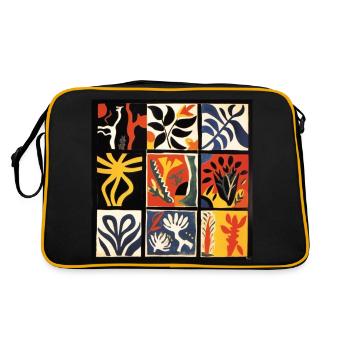 BOUQUET CONTEMPORAIN - Sac Retro - noir/or - Dos