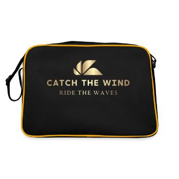 kiteboarding - Retro Bag - black/gold - Back