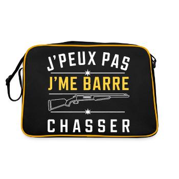 I can't, I'm going to hunt - Retro Bag - black/gold - Back