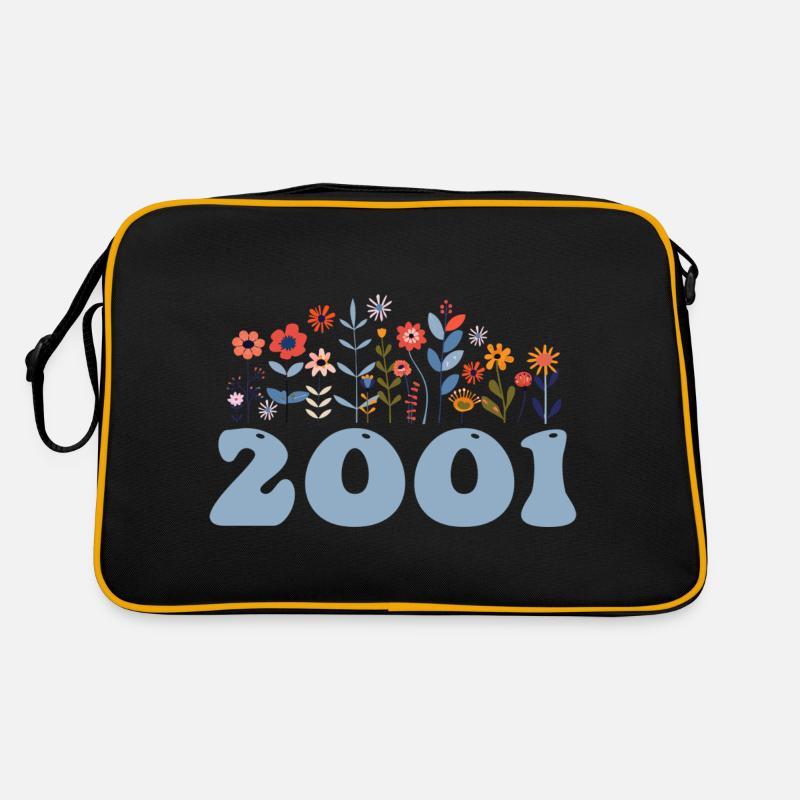 2001 Floral Pattern 2001 Floral Theme Flowers 2001 Retro Bag