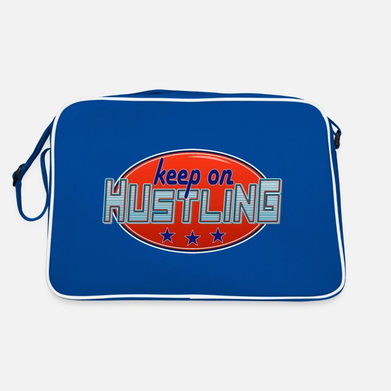 Continuez à vous débrouiller Broken Vintage Badge Design Sac Retro