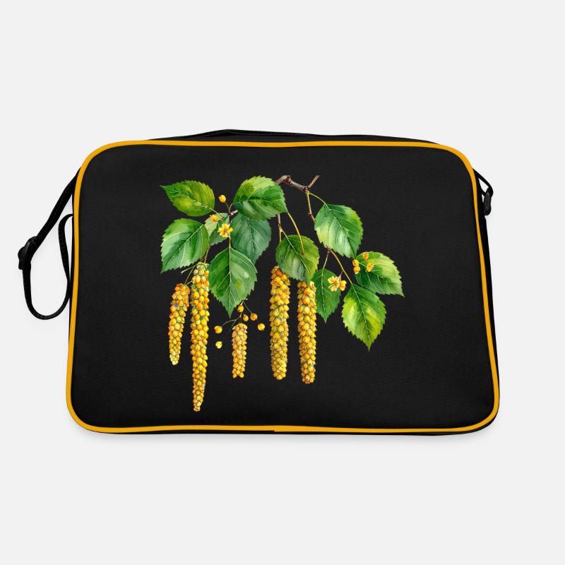 silver birch - watercolor Retro Bag
