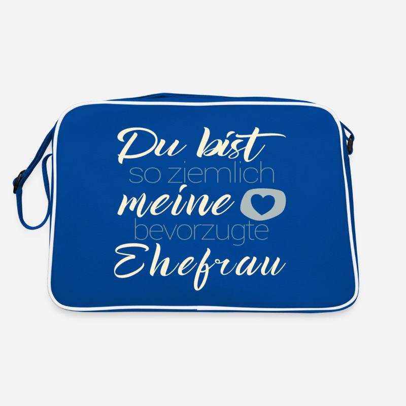 Bevorzugte Ehefrau Valentinsgeschenk Mann Retro Tasche
