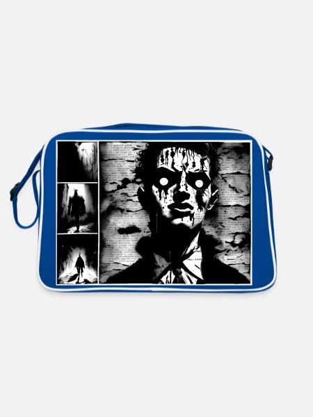 Agent #2 - Retro Bag - blue/white - Back