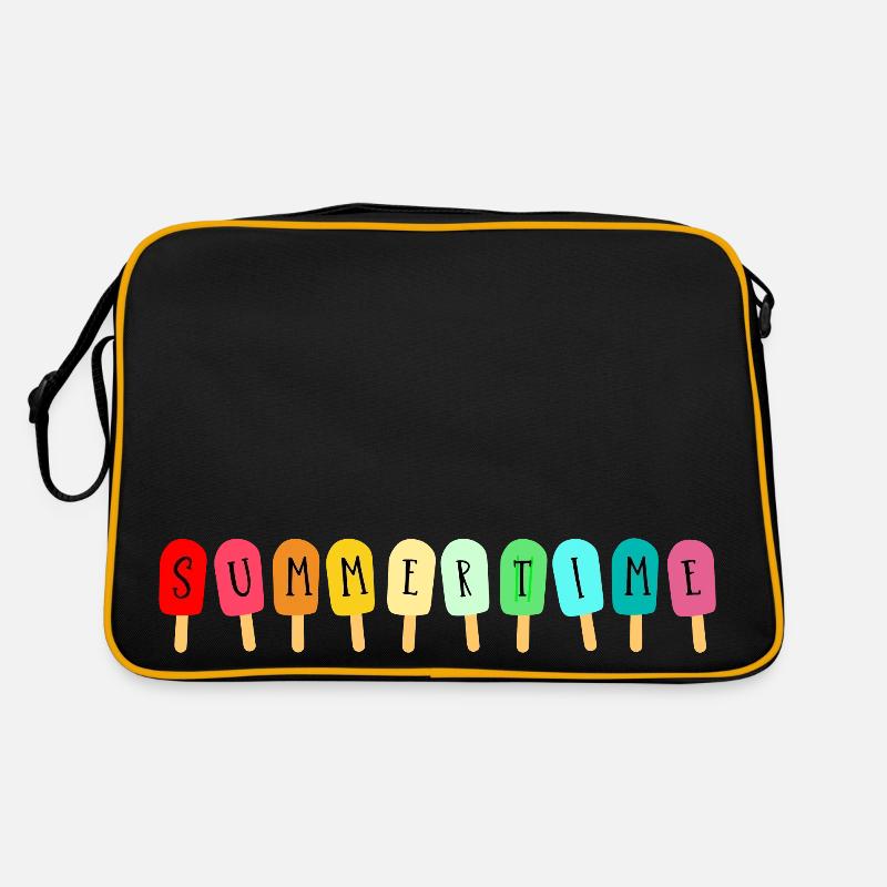 Summertime - mit Eis durch den Sommer Retro Tasche