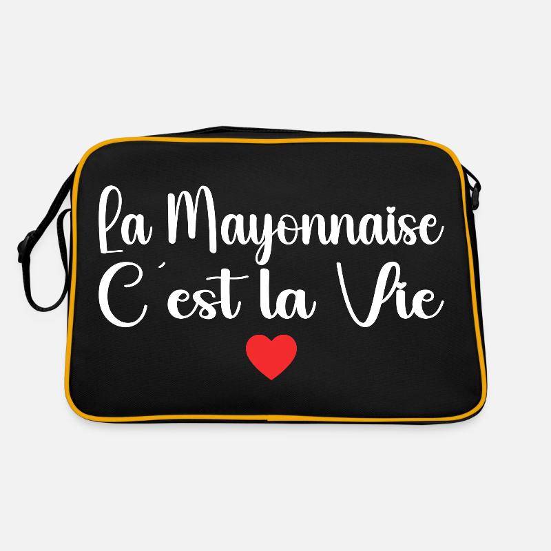 La Mayonnaise C'est La Vie Sac Retro