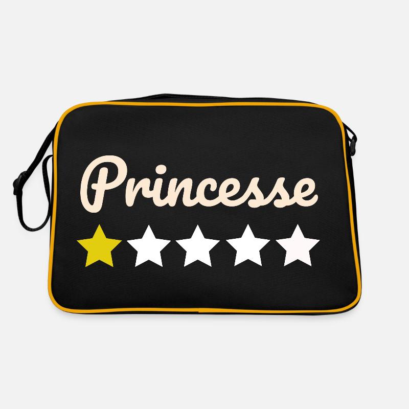 Princesse 1 étoile - Sac Retro - noir/or