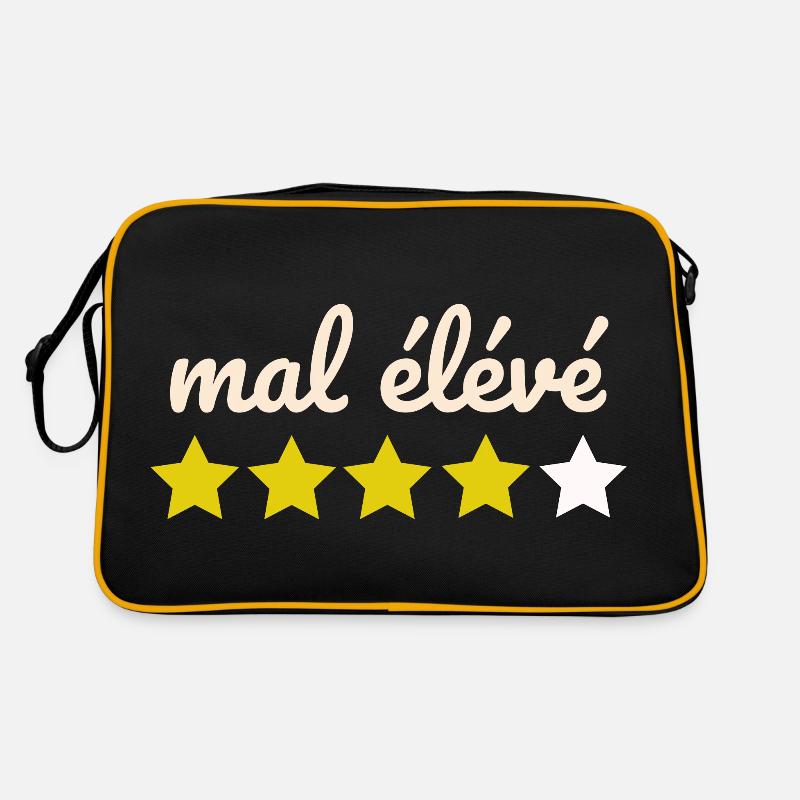 mal élévé 4 étoiles Sac Retro