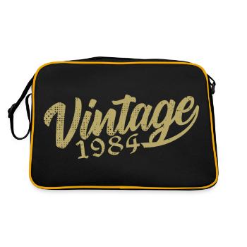 1984 Vintage 1984 Cadeau D'anniversaire 1984 Rétro - Sac Retro - noir/or - Dos
